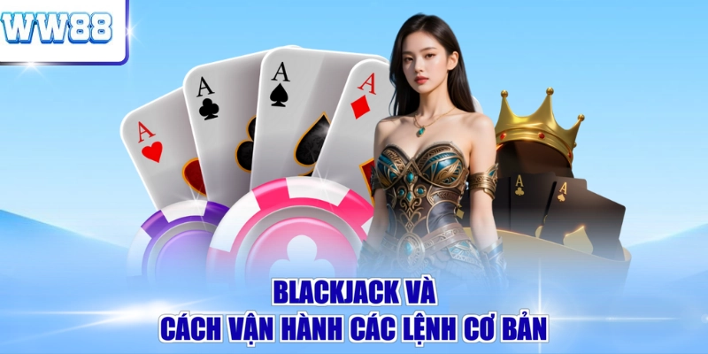 Blackjack và cách vận hành các lệnh cơ bản