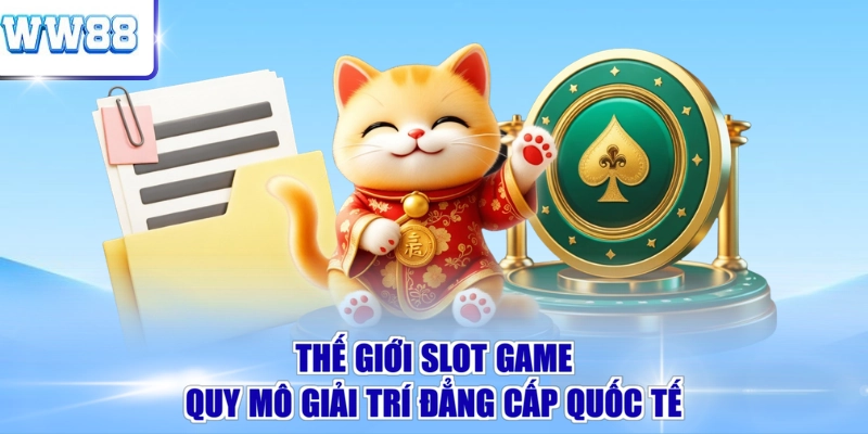 Thế giới slot game quy mô giải trí đẳng cấp quốc tế